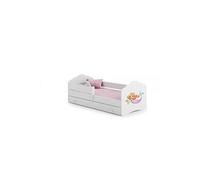 Lit enfant FALA BAR+SZU 140x70 SIRENE avec tiroir de rangement avec matelas