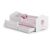 Kobi Lit enfant FALA Bar+SZU 160x80 avec gigogne et matelas