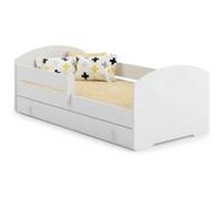 Lit enfant + gigogne 140x70 avec matelas Beige G