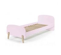 Lit Enfant "Kiddy" 90x200cm Rose & Naturel