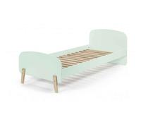 Lit Enfant "Kiddy" 90x200cm Vert Menthe & Naturel