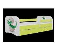Lit enfant Kocot Kids Babydreams dino vert 180/80 - sans tiroir, sans matelas