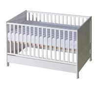 Lit Enfant, Lit Bébé 70x140, sans matelas - Haute Qualité Antichute Lit - Lit Bébé évolutif - Blanc, Universel Lit Jeune - Filles&Jeunes&Bébé - Moderne, Pratique Lit de ATB pour Enfants