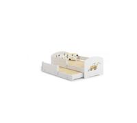 Lit enfant LUK 160x80 Tracteur gigogne avec matelas
