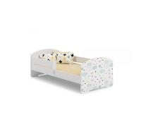 Lit enfant LUK BAR 140x70 Étoiles avec matelas