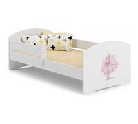 Lit enfant LUK BAR 160x80 Danseuse avec matelas Jaune G