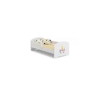 Lit enfant LUK BAR 160x80 Design licorne avec matelas