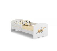 Lit enfant LUK BAR 160x80 tracteur avec matelas