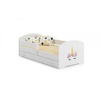 Lit enfant LUK BAR+SZU 140x70 Licorne tiroir de rangement avec matelas