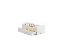Kobi Lit enfant LUK simple gigogne 160x80 avec matelas Jaune