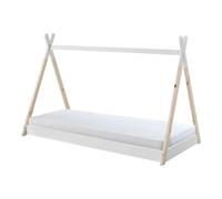 Lit Enfant & Matelas Tipi 90x200cm Blanc