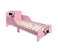 Arditex – Lit enfant Minnie – 70x140 cm – MDF rose – Montage facile