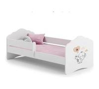 Lit enfant Nala 140x70 Elephant avec matelas Violet G