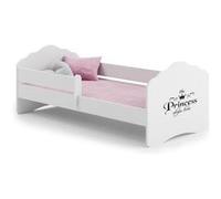 Lit enfant Nala 140x70 Princess avec matelas Gris G