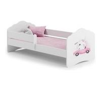 Lit enfant Nala 160x80 CHAT avec matelas Rouge G