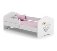 Lit enfant Nala 160x80 Elephant avec matelas Violet G