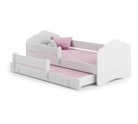Lit enfant Nala avec gigogne avec matelas Rouge G
