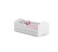 Lit enfant Nala tiroir 140x70 avec tiroir de rangement avec matelas