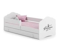 Lit enfant Nala160x80 Princess avec tiroir de rangement avec matelas Violet G