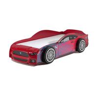 Lit Enfant "Panther Power" 90x200cm Rouge