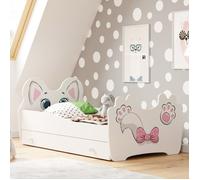Kobi Lit simple enfant PINK CAT - 160x80