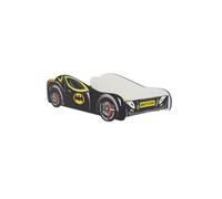 Lit enfant pour garçon voiture Batman batcar avec matelas et sommier inclus - 140 cm x 70 cm