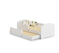 Lit enfant simple 160x80 gigogne avec matelas