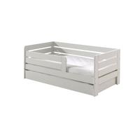 Vipack Lit junior à barreaux 70x140 cm Blanc