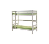 Lit Enfant Superposé Haut "Pino" 90x200cm Blanc