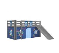 Pack - Lit Enfant Toboggan, Tente & 3 Pochettes Pino Astronaute II Gris