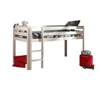 Vipack Lit de jeu Pino PIHSZG14 - pin massif laqué blanc - 210 x 114 x 106 cm