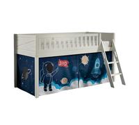 Lit Enfant Tente "Scott Space Shuttle" 90x200cm Blanc