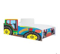 Lit enfant ""Tracteur Farmer"" avec matelas - 160x80 cm