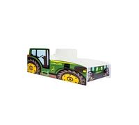 Lit enfant tracteur vert 160x80