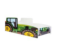 Lit enfant Tracteur vert 160x80