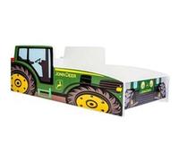 Lit enfant Tracteur vert 160x80 Jaune G