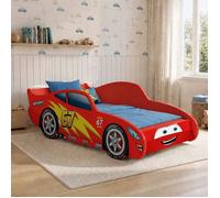 Lit enfant voiture CARS rouge 70 × 140 cm avec sommier et matelas
