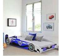 Lit enfant Voiture Formule 1 Bleu 160 x 80cm