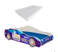 Lit enfant voiture ""Policier""140x70cm+ sommier + matelas