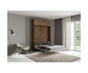 Lit escamotable - Kentaro - ISOKA - Noyer - 2 places - 140x190 cm
