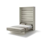 Lit escamotable pour 2 personnes avec LED et ouverture pneumatique - SMART