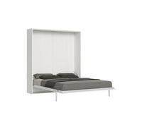 Lit escamotable vertical 160 Kentaro Frêne Blanc -