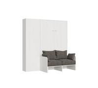 Lit escamotable vertical Kentaro Sofà 140 cm avec colonne
