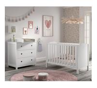 Lit et Commode Vipack - Amori - 129 x 67 x 88,2cm - Blanc