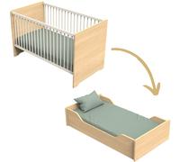 Lit évolutif Little big bed Vanille (70 x 140 cm)