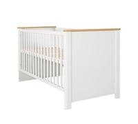 Lit Évolutif Moderne Transformable En Lit Junior Ava Blanc / Chêne Artisan 70X140