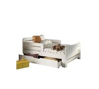 Lit evolutif pour enfant Jumper Blanc + Tiroir de lit + Matelas