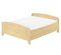 Lit extra haut en bois massif 200x200 Lit double Accessoires au choix