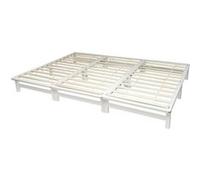 HOMESTYLE4U Lit familial palette 270x200 cm - Blanc
