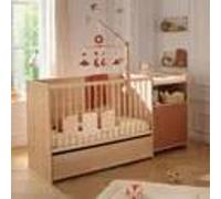 Lit gigogne - 120 x 60 cm - Transformable en 90 x 190 cm - CHARLIE - SAUTHON - Terre cuite